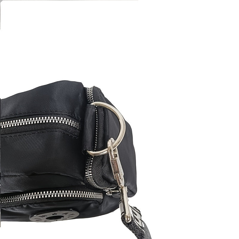 Men's Nylon Crossbody Messenger Bag - Casual Outdoor Style