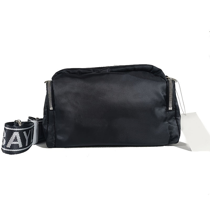 Men's Nylon Crossbody Messenger Bag - Casual Outdoor Style